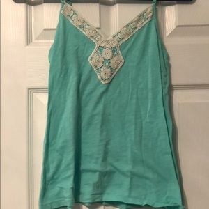 Turquoise tank top